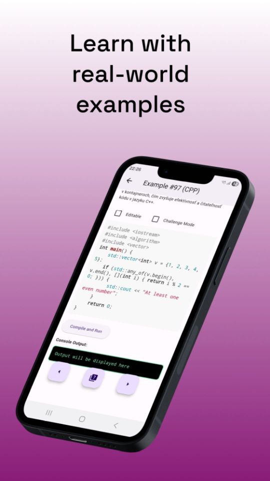 Learn++ promo graphic about real-world examples
